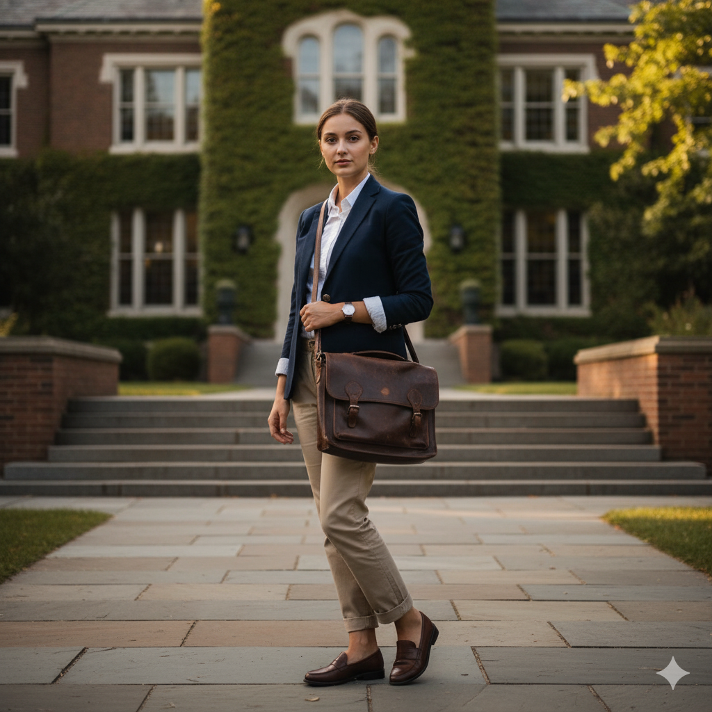 Old Money Capsule Wardrobe for College Students